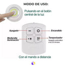 Set 3 Luces Led Inalámbricas Control Remoto!
